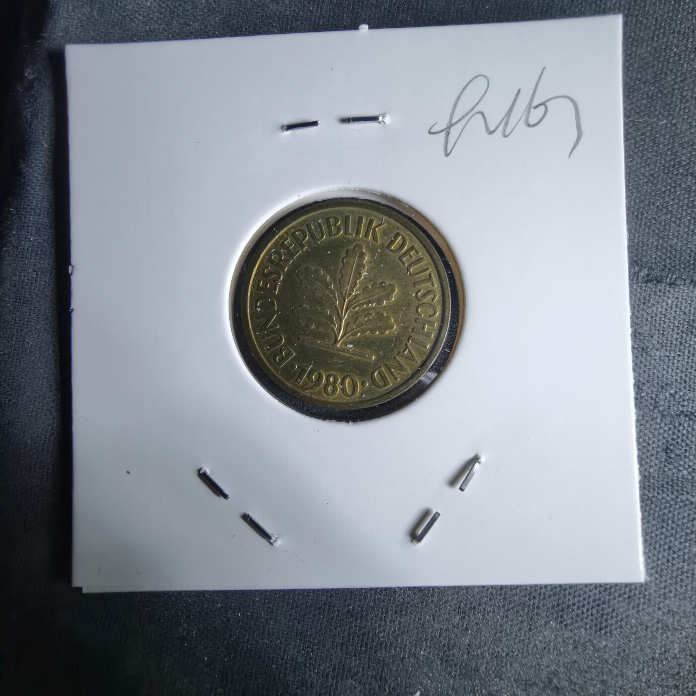 沼泽如烟--第992场 德国1980年5芬尼