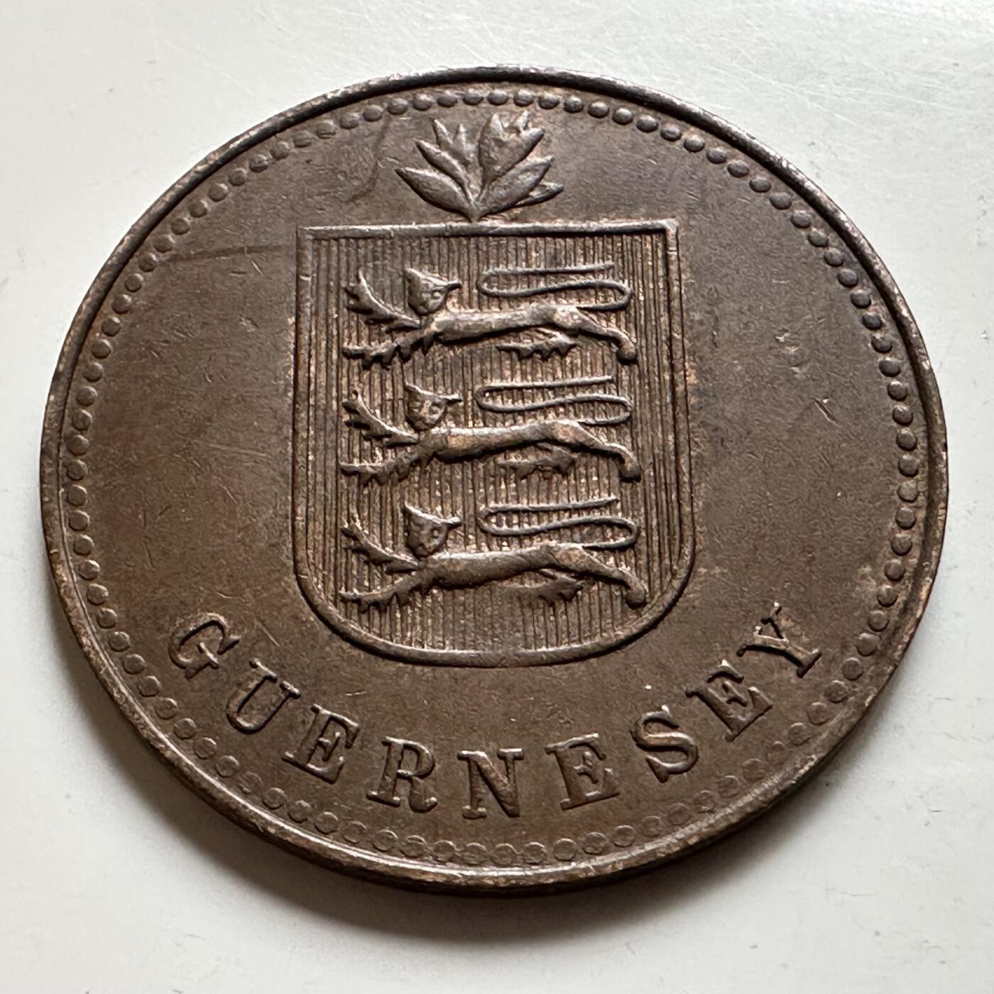 🌹外币初藏🌹🐯2026年第19场 快递已停，正月十五后再发 根西岛1945年四道布