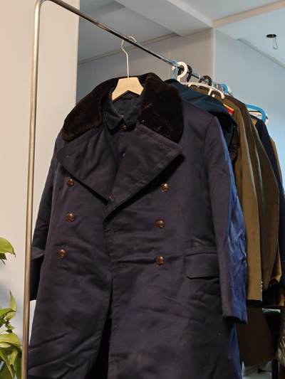 （450件拍品！制服徽章盛宴）罗岚⭐爱藏⭐年前甄选大拍场-店主清仓处理-分享拍场额外现金红包（实体经营） - su-M55式海校官冬季常服全套（衣裤 大衣）南京某干休所老干部一家收得  180高体型适中者可穿】