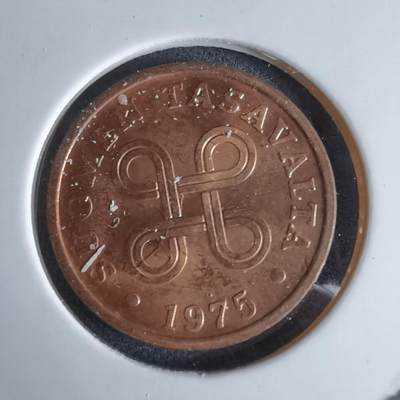 沼泽如烟--第992场 - 芬兰1975年5芬尼