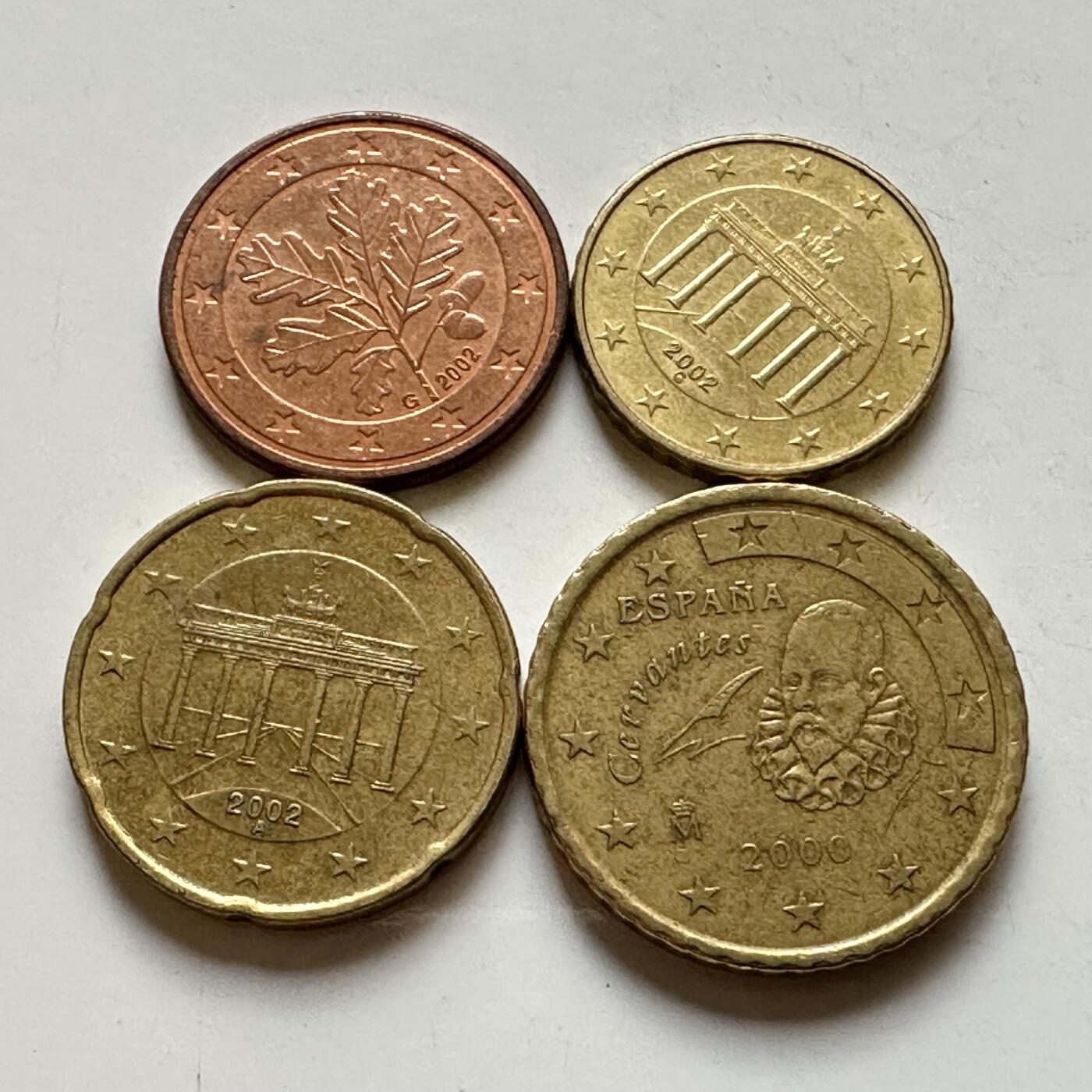 🌹外币初藏🌹🐯2026年第19场 快递已停，正月十五后再发 欧分一组