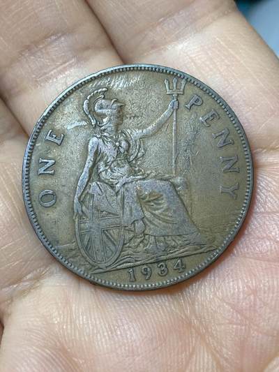 2026年第二十三场(总第一百九十二场）外国好品散币场(年后发货) - 英国🇬🇧1934年1便士(乔治五世第三版)