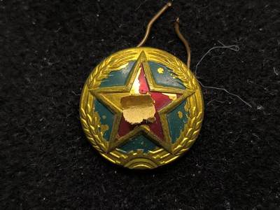 （450件拍品！制服徽章盛宴）罗岚⭐爱藏⭐年前甄选大拍场-店主清仓处理-分享拍场额外现金红包（实体经营） - su-M55式船帽徽 早期鎏金漂亮 带原帽腿