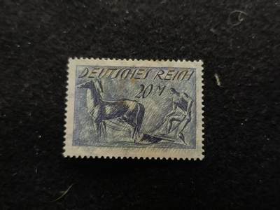 （450件！制服徽章盛宴）罗岚⭐爱藏⭐年前甄选大拍场-店主清仓处理-分享拍场额外现金红包（实体经营） - 魏玛德意志共和国  20马克高面值邮票 少见