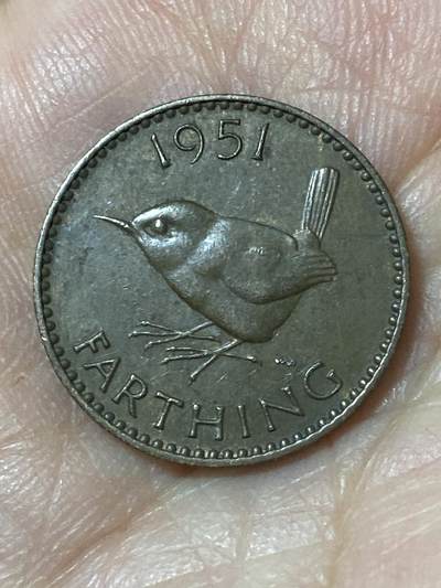 2026年第二十四场(总第一百九十三场）外国好品散币场(免佣金) - 好品–英国🇬🇧1951年1法新(乔治六世第二版)