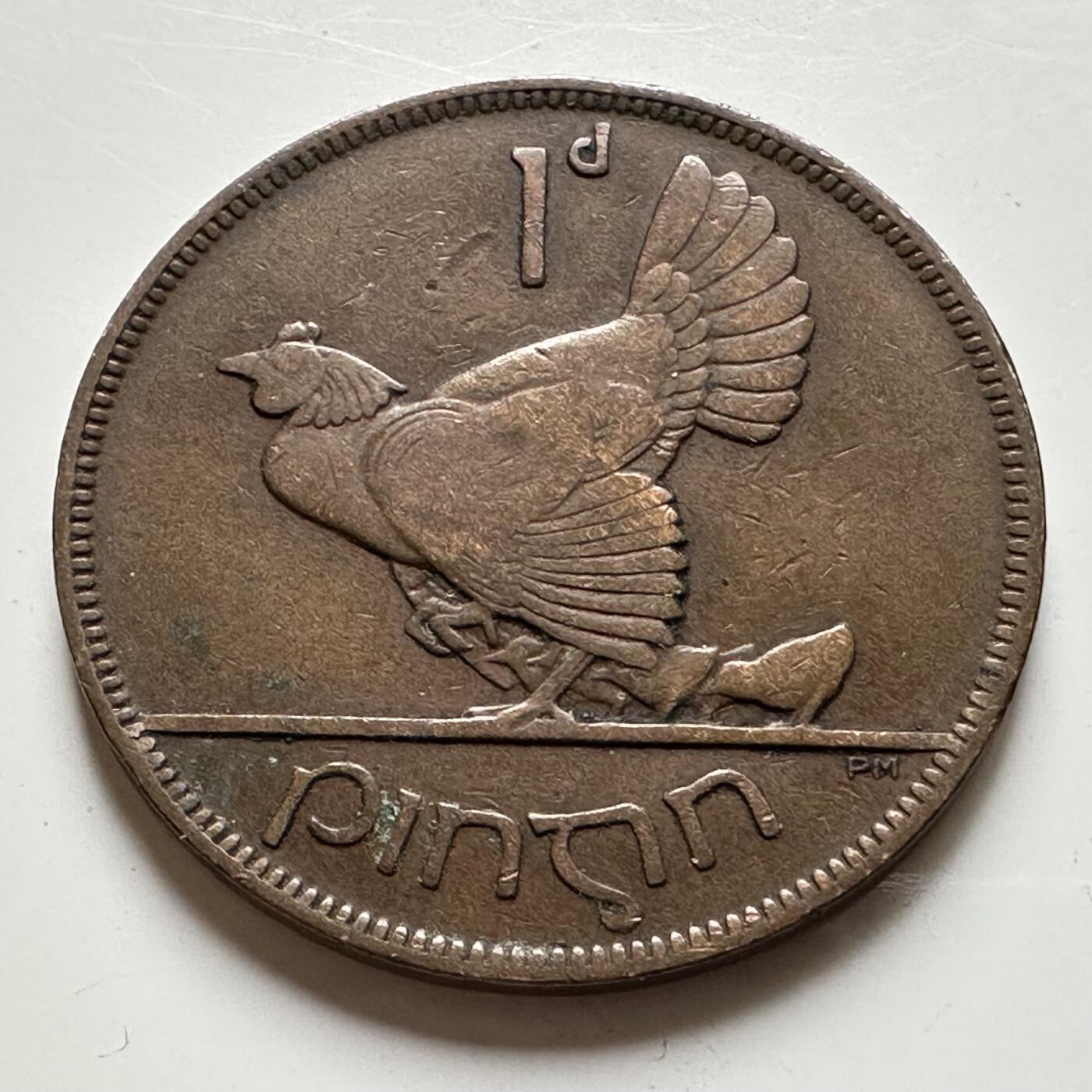 🌹外币初藏🌹🐯2026年第19场 快递已停，正月十五后再发 爱尔兰1928年一便士