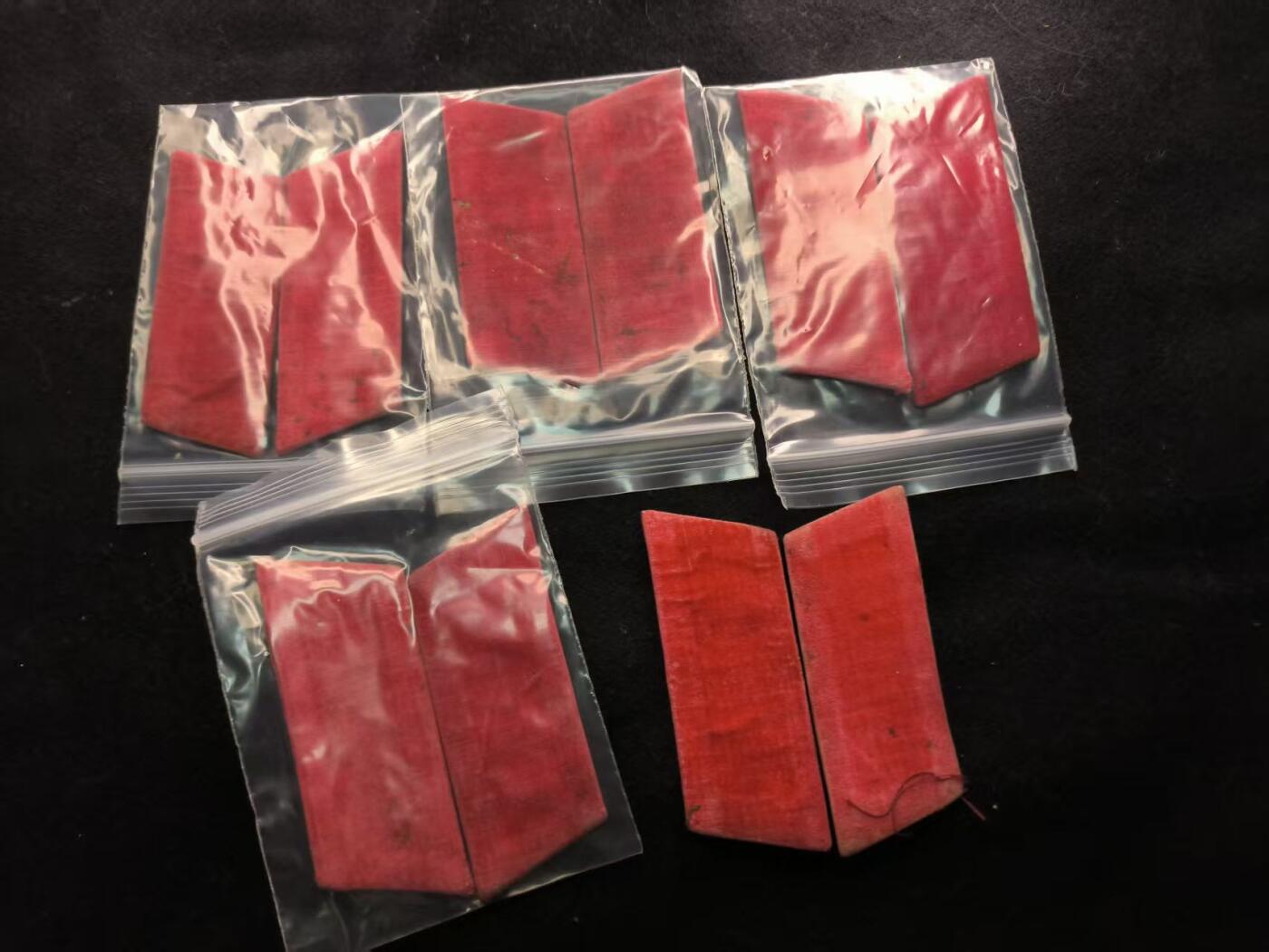 （450件拍品！制服徽章盛宴）罗岚⭐爱藏⭐年前甄选大拍场-店主清仓处理-分享拍场额外现金红包（实体经营） su-M65式红领章一组五付 实发真兵用赠友佳品