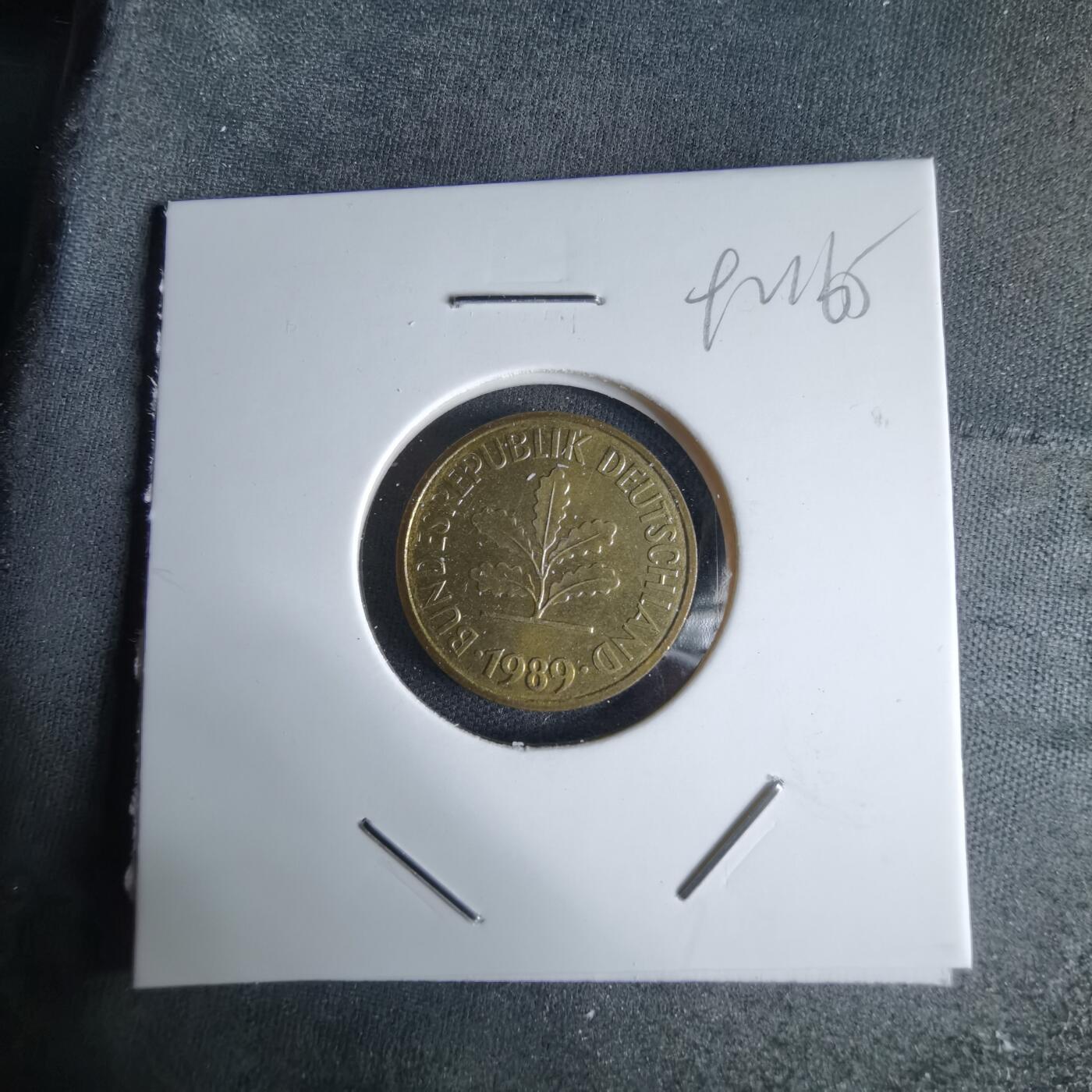 沼泽如烟--第992场 德国1989年5芬尼