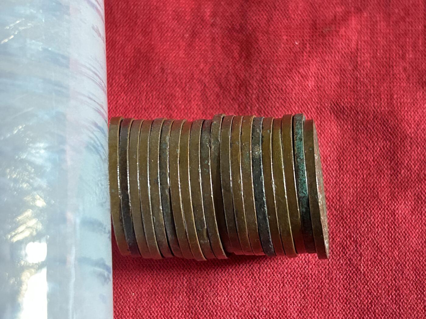 香港一仙铜币共20枚