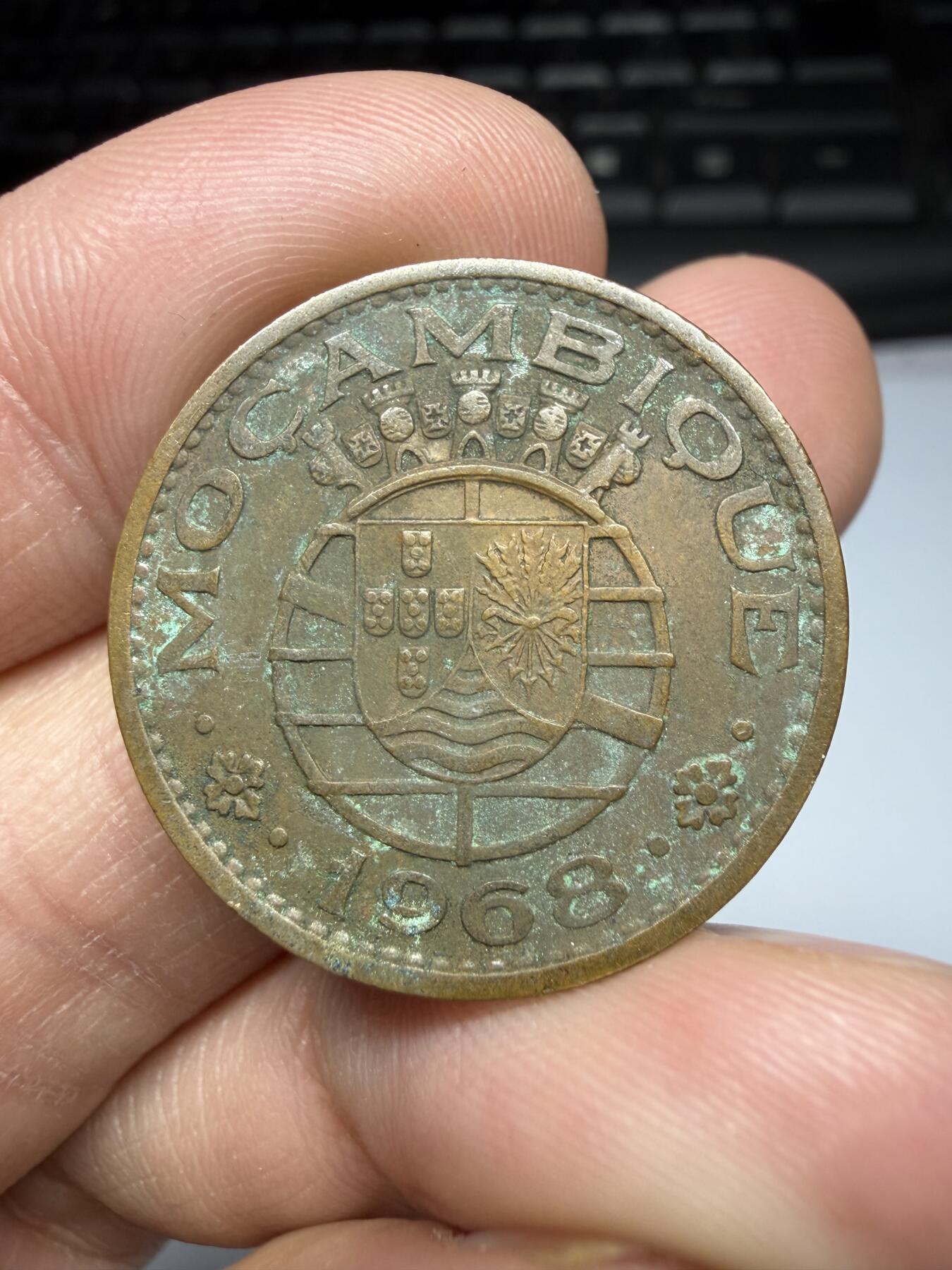 2025年集古藏今外币拍卖第二期-第7场—（总第307拍），可以寄存60天，满160元包邮。 1968年葡属莫桑比克1埃斯库多