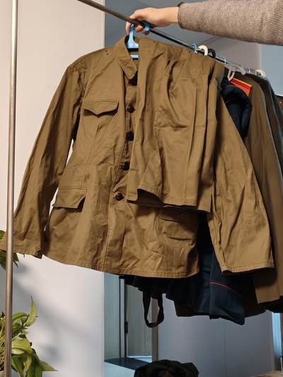 （450件拍品！制服徽章盛宴）罗岚⭐爱藏⭐年前甄选大拍场-店主清仓处理-分享拍场额外现金红包（实体经营） - su-M55式陆干部常服 原套衣裤一套 标为正三号（实测180体型适中可穿着 尺码偏大）全新库存未下水