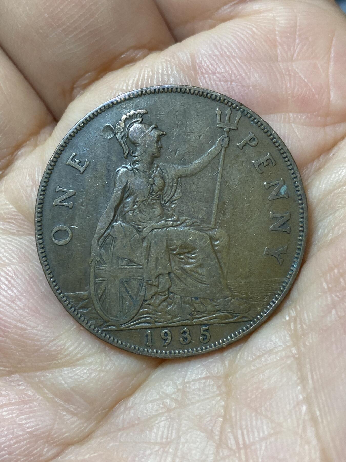 2026年第二十三场(总第一百九十二场）外国好品散币场(年后发货) 英国🇬🇧1935年1便士(乔治五世第三版)