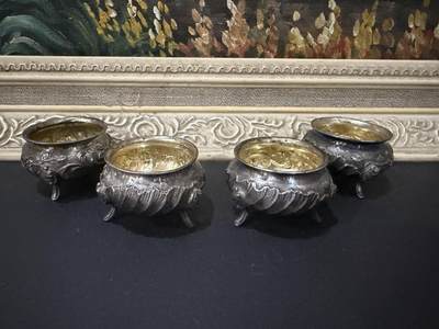 海外回流春节精品专场（一） - 法国回流19世纪纯银餐具一组（5cmX3.3cm，共114.2g）