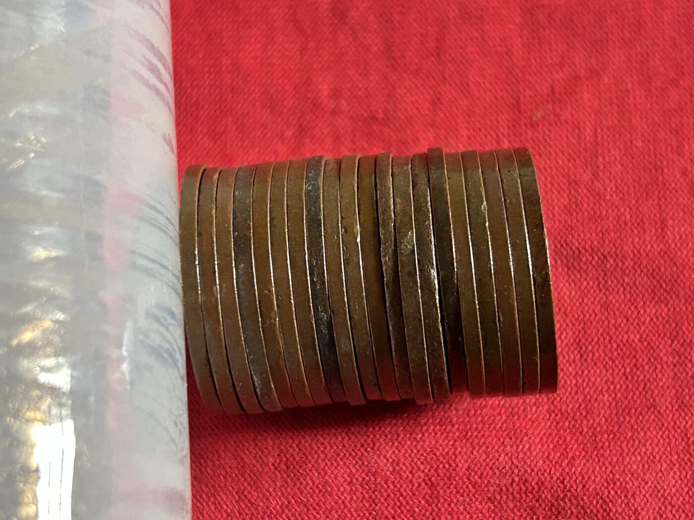 香港一仙铜币共20枚