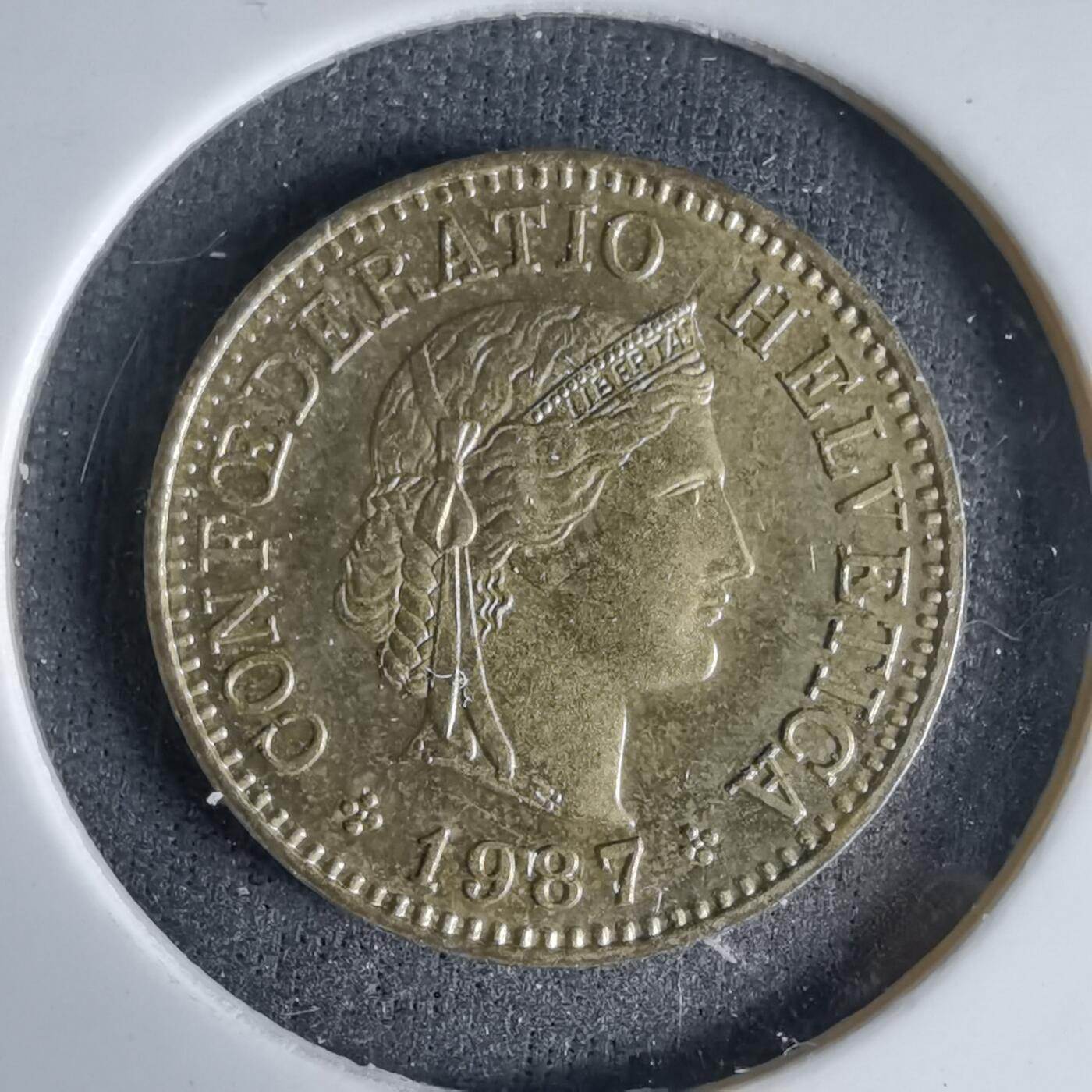 沼泽如烟--第992场 瑞士1987年五分