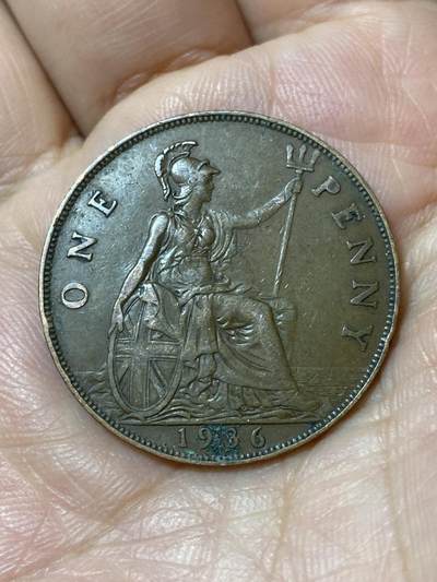 2026年第二十三场(总第一百九十二场）外国好品散币场(年后发货) - 英国🇬🇧1936年1便士(乔治五世逝世年，第三版关门年)