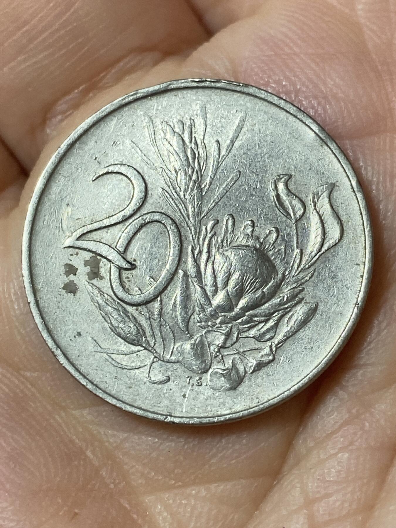 2026年第二十三场(总第一百九十二场）外国好品散币场(年后发货) 南非🇿🇦1965年20分(独立后第二套布尔语版)