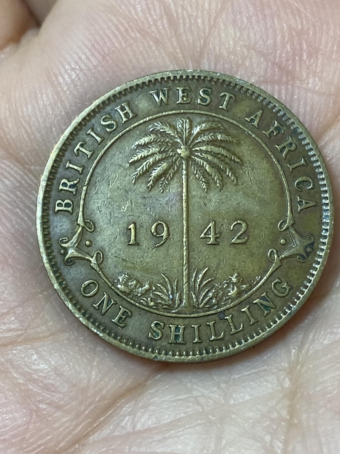 2026年第二十四场(总第一百九十三场）外国好品散币场(免佣金) 英属西非1942年1先令(乔治六世第一版)