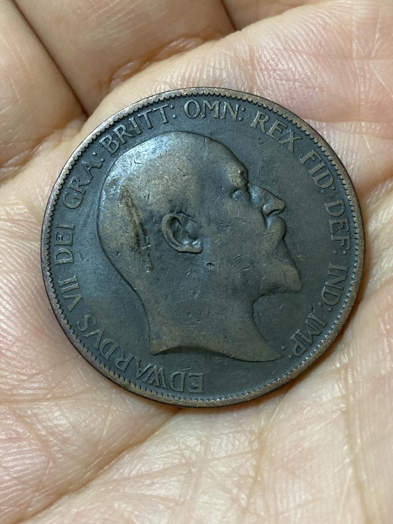 2026年第二十三场(总第一百九十二场）外国好品散币场(年后发货) 英国🇬🇧1902年1便士(爱德华七世加冕年，首发年)