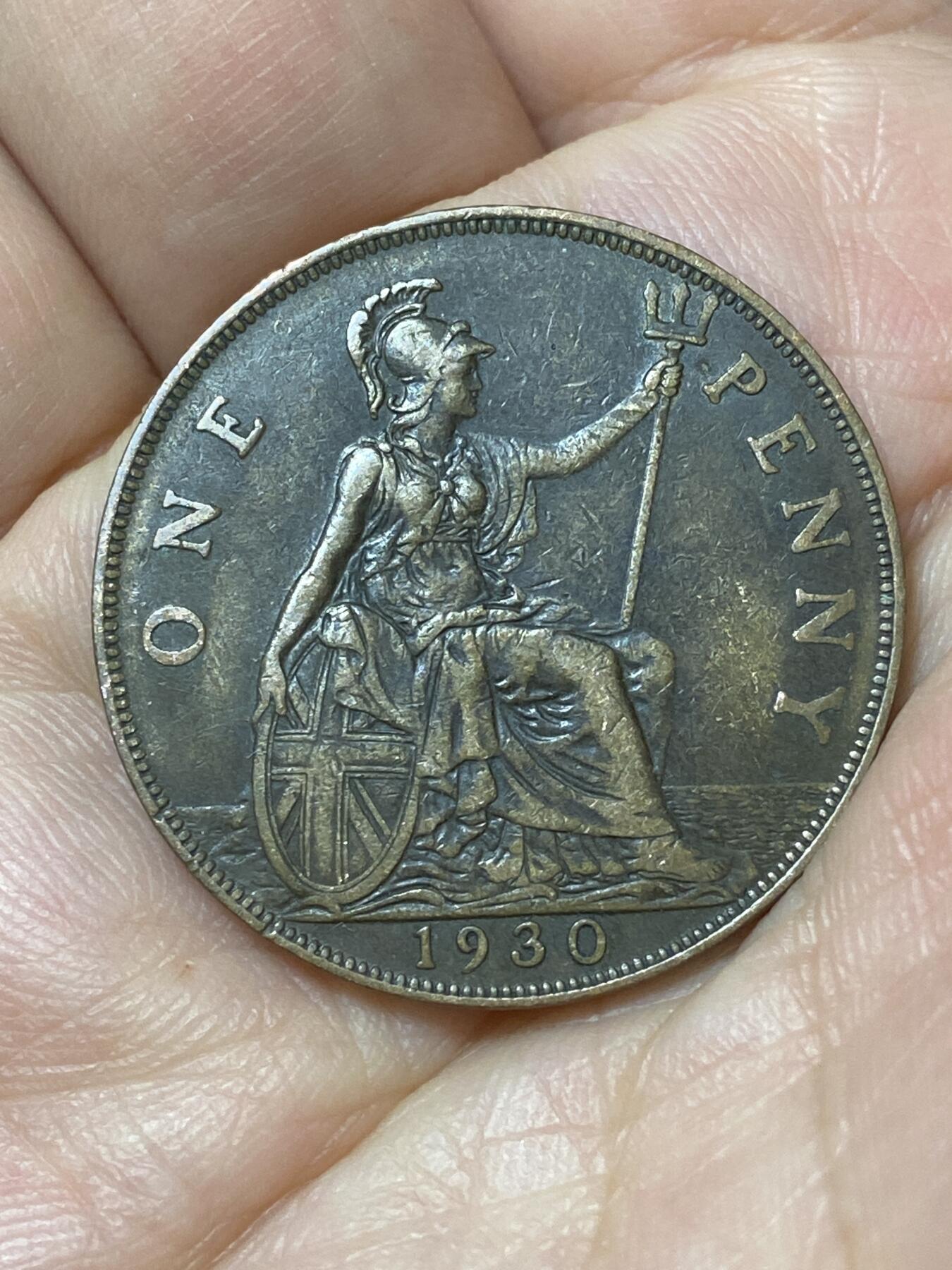 2026年第二十三场(总第一百九十二场）外国好品散币场(年后发货) 英国🇬🇧1930年1便士(乔治五世第三版)