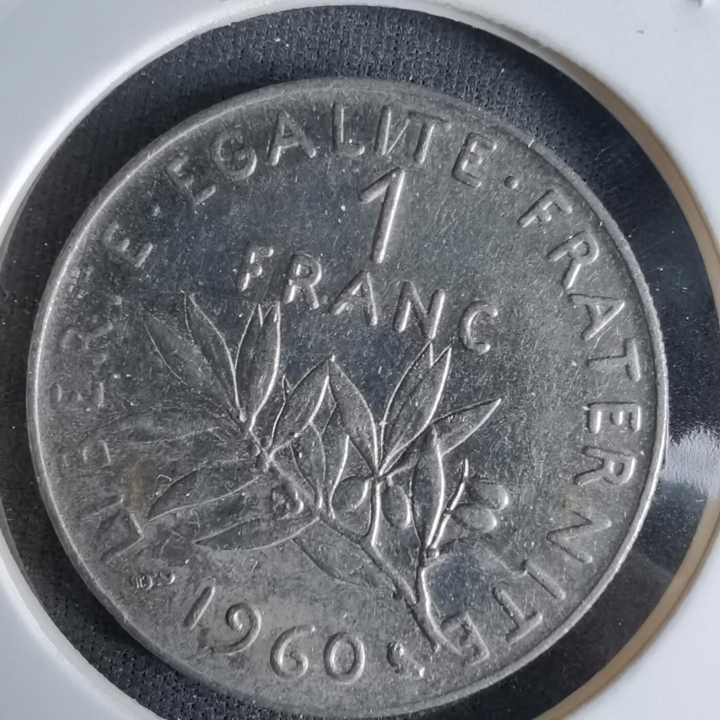 沼泽如烟--第992场 法国1960年1法郎