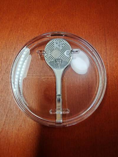 长老汇蛇年精选第一百场拍卖 - 2023法国工业瑰宝之鳄鱼牌10欧元异形精制银币，盒证全，盒钢琴烤漆，6000枚