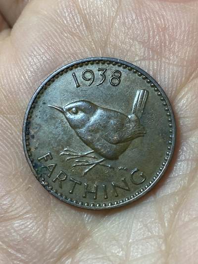 2026年第二十四场(总第一百九十三场）外国好品散币场(免佣金) - 英国🇬🇧1938年1法新(乔治六世第一版)