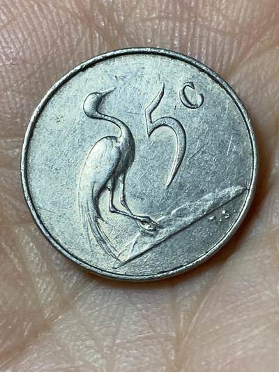 2026年第二十三场(总第一百九十二场）外国好品散币场(年后发货) - 南非🇿🇦1965年5分(独立后第二套，英语版)