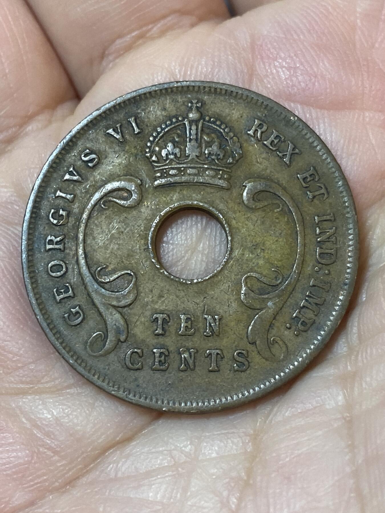 2026年第二十四场(总第一百九十三场）外国好品散币场(免佣金) 英属东非1943年10分(乔治六世第二版，SA标比勒陀利亚造)