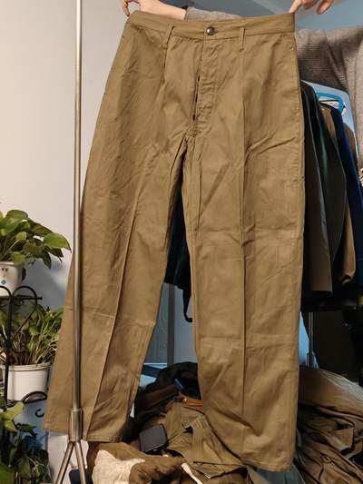 （450件拍品！制服徽章盛宴）罗岚⭐爱藏⭐年前甄选大拍场-店主清仓处理-分享拍场额外现金红包（实体经营） - su-M55式陆干冬季常服裤 正一号人字纹 基本全新