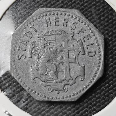 KK钱币收藏小铺  第397期 百期特怕（四拍之一） 2月预留时间 周末发货 -  1919 德紧赫斯菲尔德 5芬尼锌币