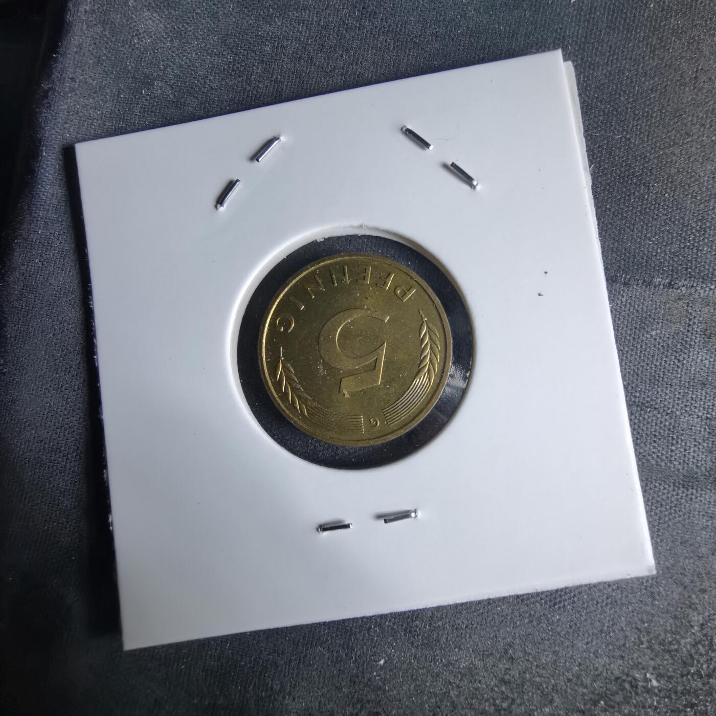 沼泽如烟--第992场 德国1989年5芬尼