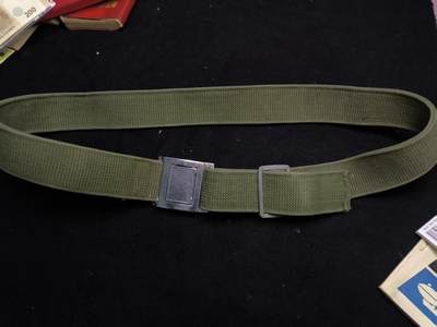 （450件拍品！制服徽章盛宴）罗岚⭐爱藏⭐年前甄选大拍场-店主清仓处理-分享拍场额外现金红包（实体经营） - su-M65式早期帆布腰带 搭配棉布制服使用 出造型必备