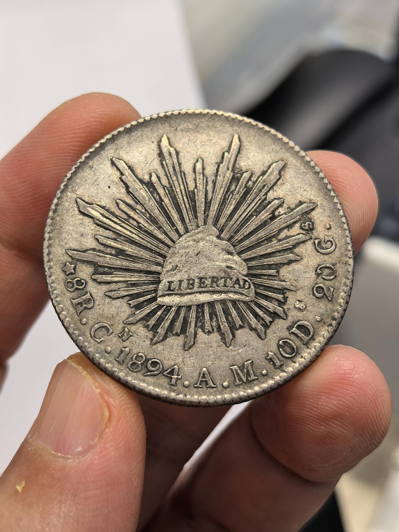 博洋堂蛇年收官专场暨第161期（全场包邮） 墨西哥1894年CN AM版花边鹰洋