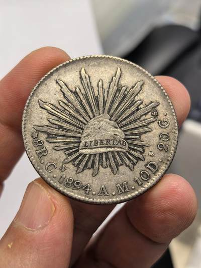 博洋堂蛇年收官专场暨第161期（全场包邮） - 墨西哥1894年CN AM版花边鹰洋