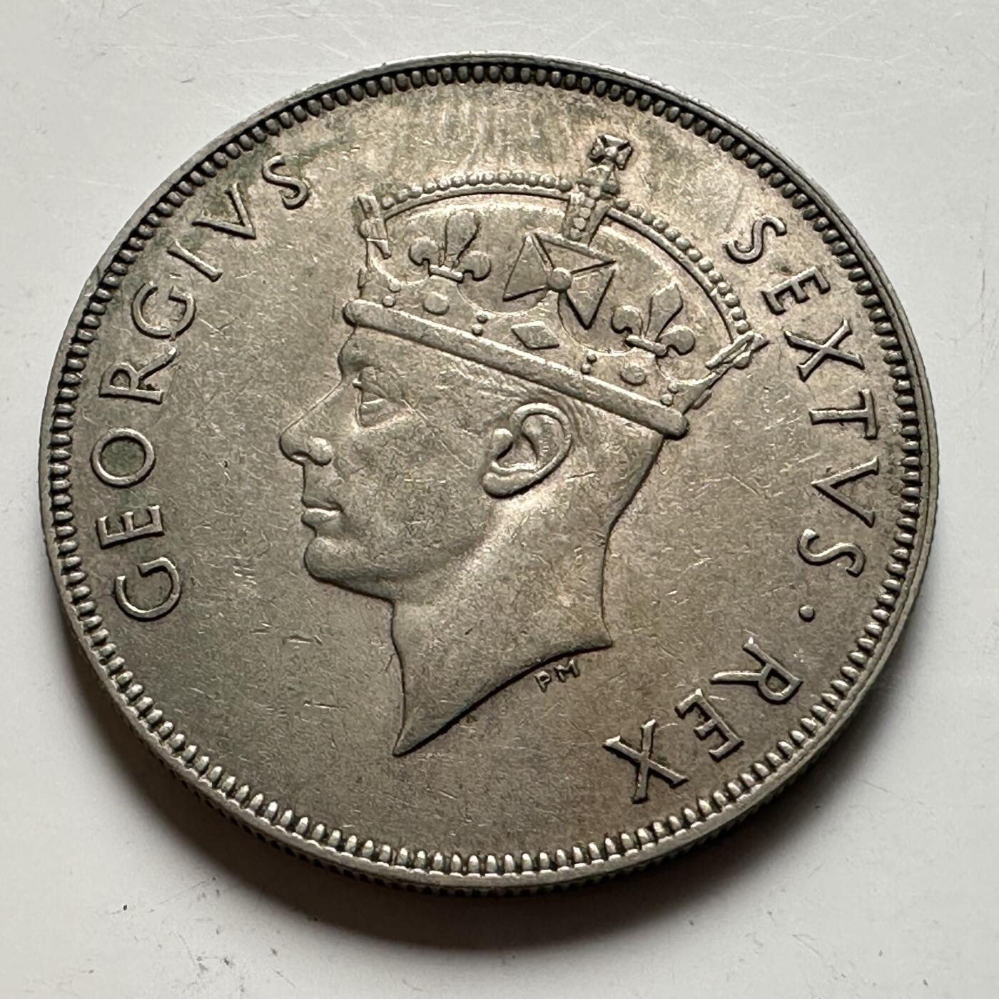 🌹外币初藏🌹🐯2026年第19场 快递已停，正月十五后再发 英属东非1950年一先令