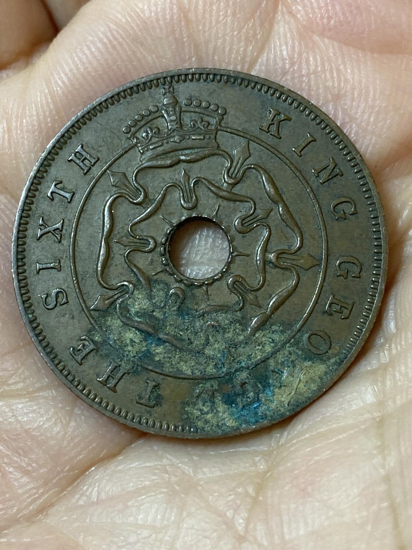 2026年第二十三场(总第一百九十二场）外国好品散币场(年后发货) 稀年–南罗得西亚1950年1便士(乔治六世第三版，发行量最少年份)