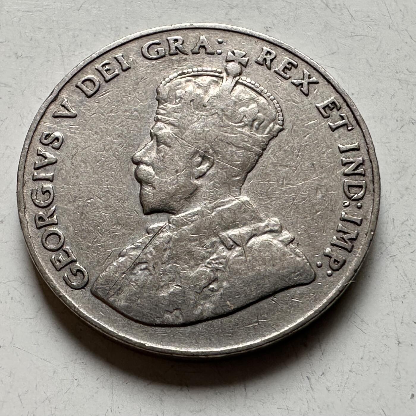 🌹外币初藏🌹🐯2026年第19场 快递已停，正月十五后再发 加拿大1929年五分