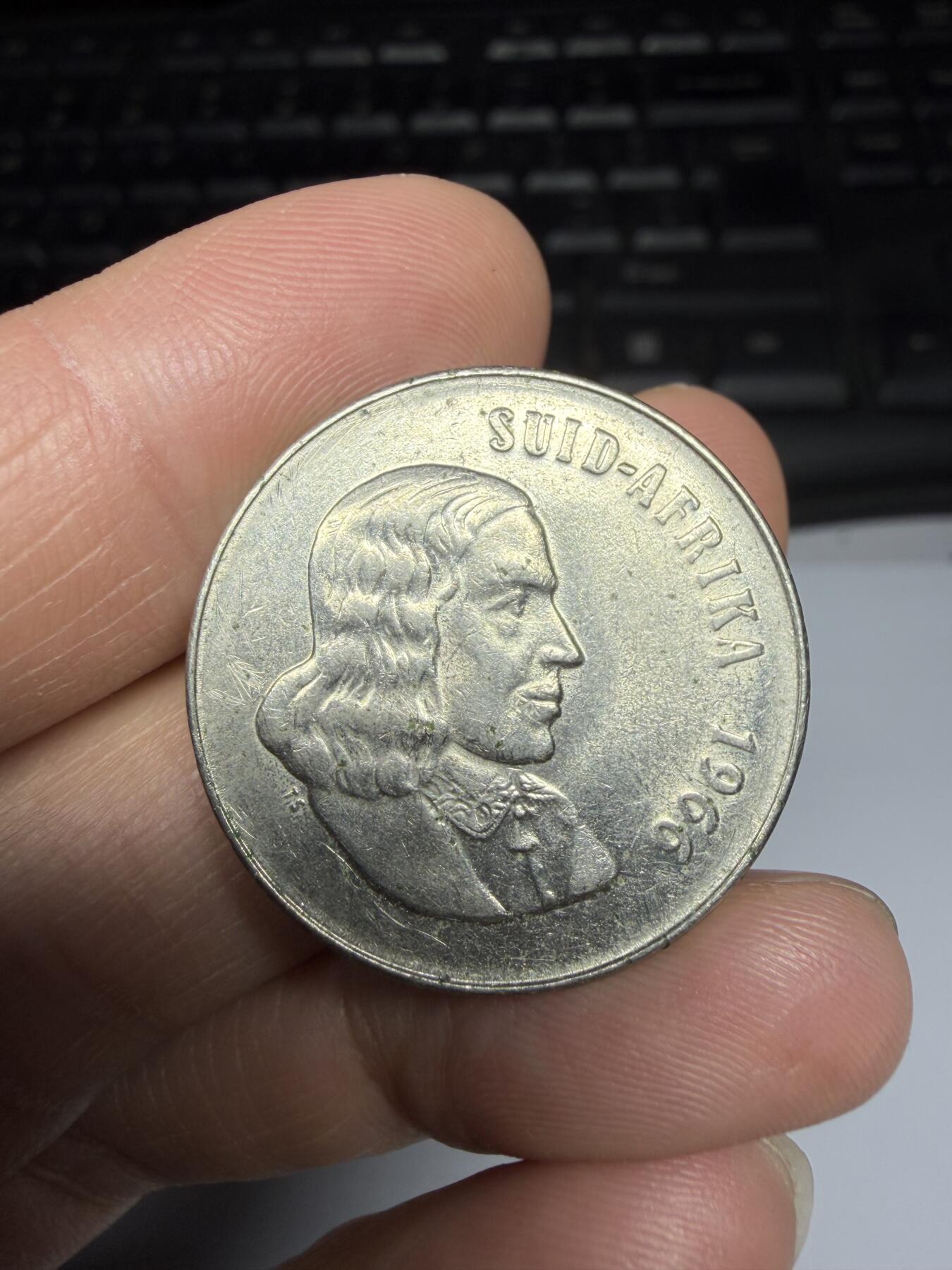 2025年集古藏今外币拍卖第二期-第7场—（总第307拍），可以寄存60天，满160元包邮。 1966年南非50分