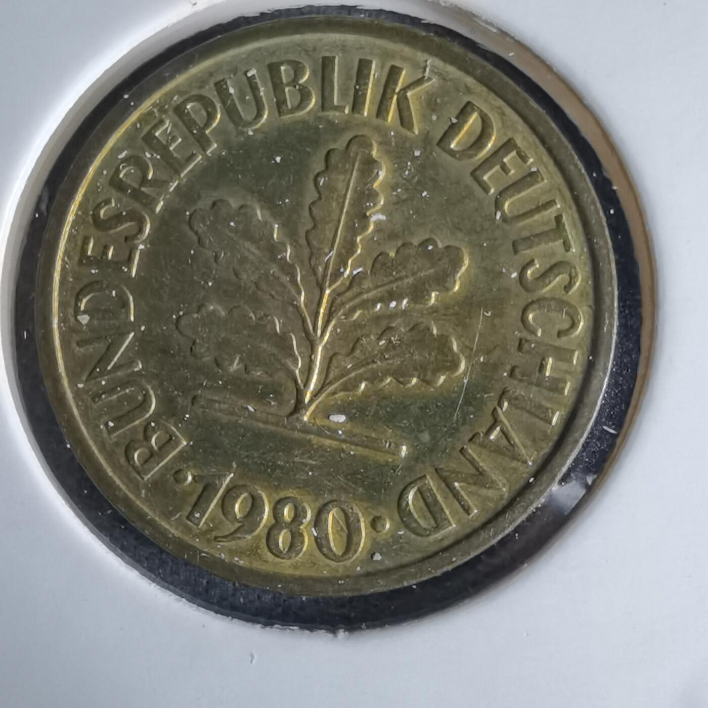 沼泽如烟--第992场 德国1980年5芬尼