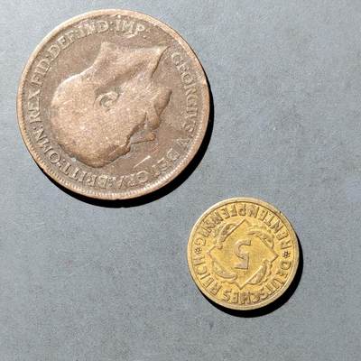 PCAI钱币  23-759  古钱铜元小专场 - 外币二枚