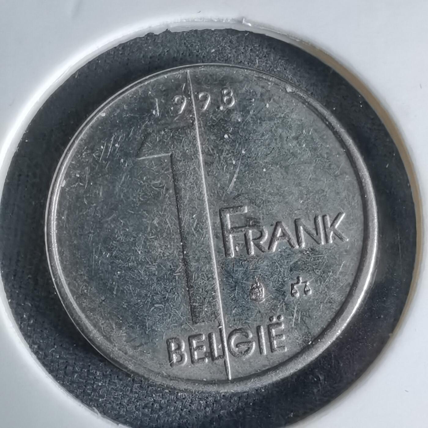 沼泽如烟--第992场 比利时1998年1法郎