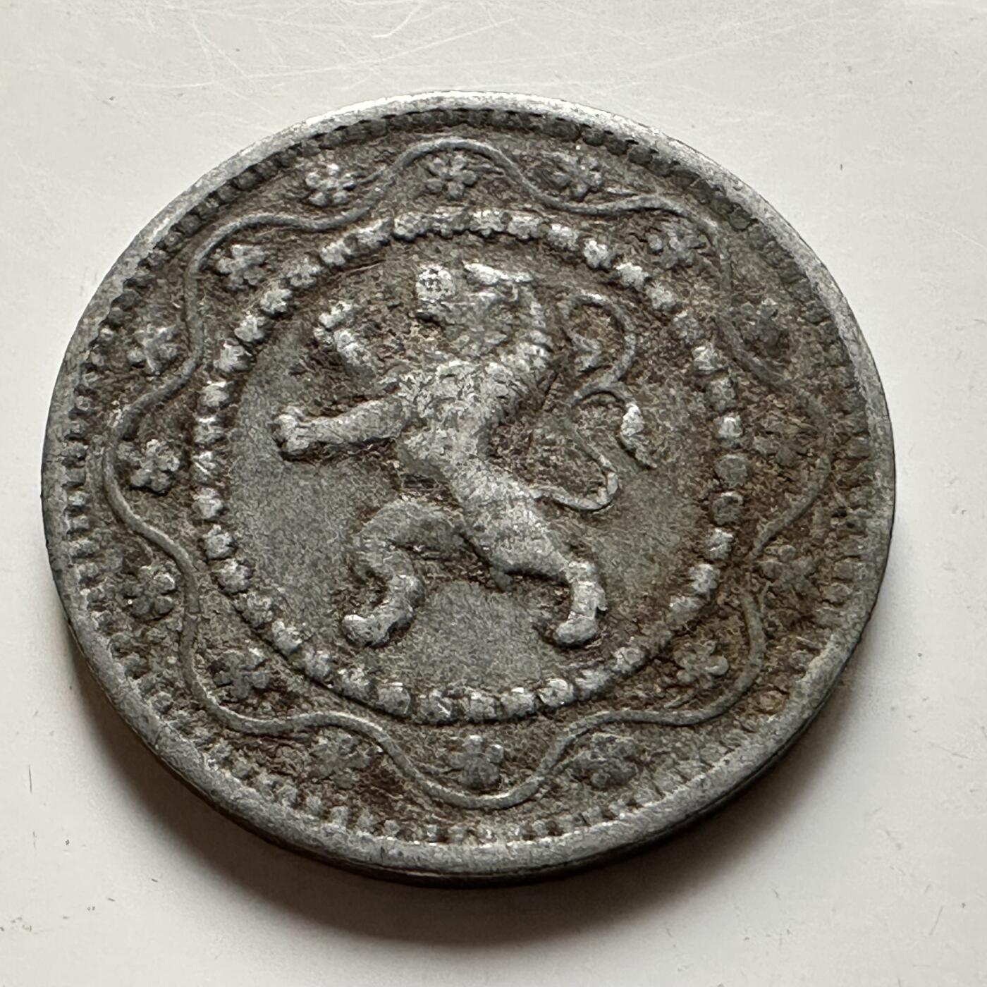 🌹外币初藏🌹🐯2026年第19场 快递已停，正月十五后再发 比利时1916年10分