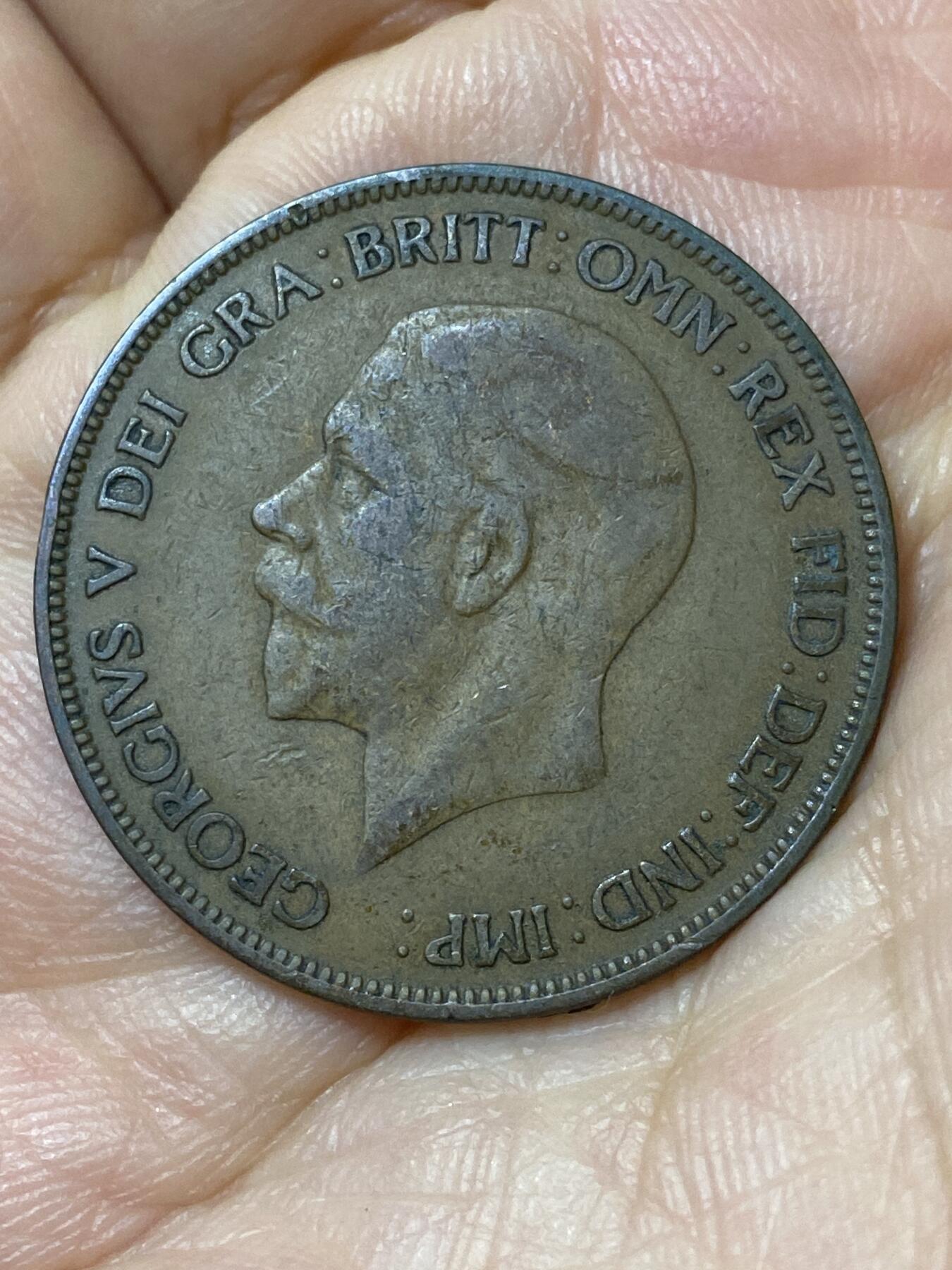 2026年第二十三场(总第一百九十二场）外国好品散币场(年后发货) 英国🇬🇧1934年1便士(乔治五世第三版)