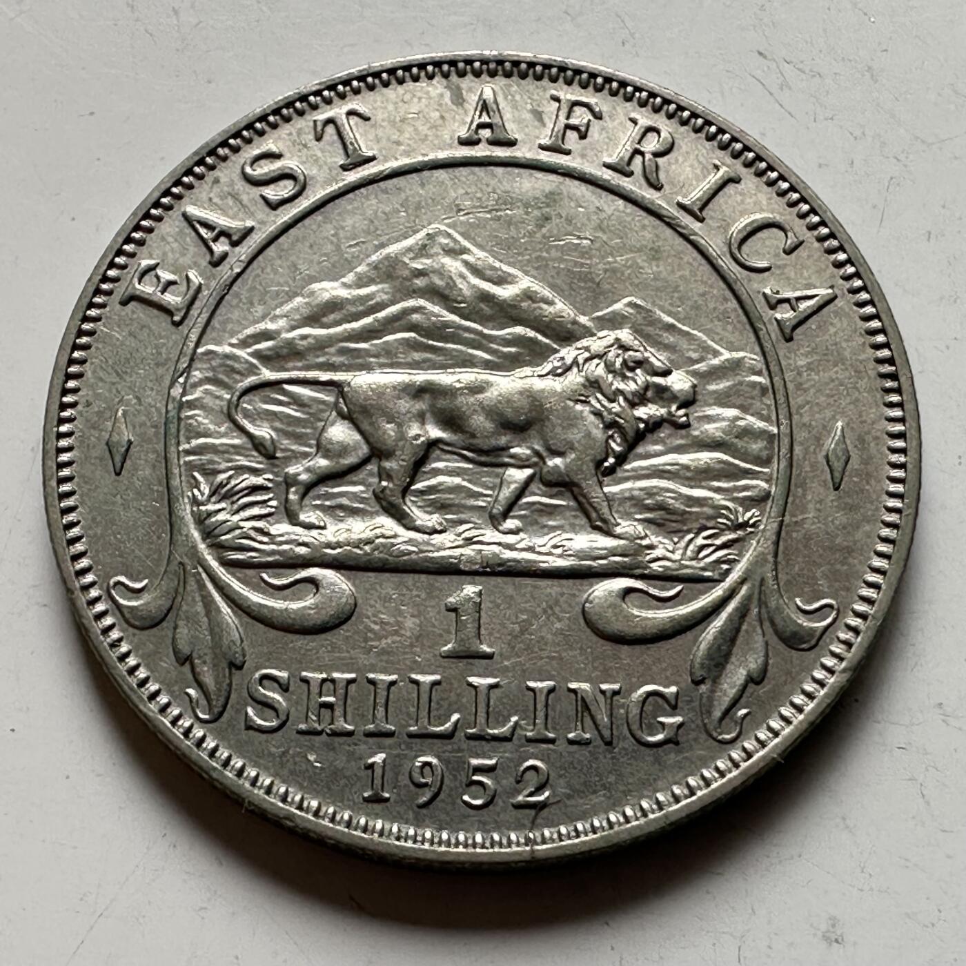 🌹外币初藏🌹🐯2026年第19场 快递已停，正月十五后再发 英属东非1952年一先令