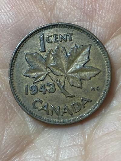 2026年第二十四场(总第一百九十三场）外国好品散币场(免佣金) - 加拿大🇨🇦1943年1分(乔治六世第一版)