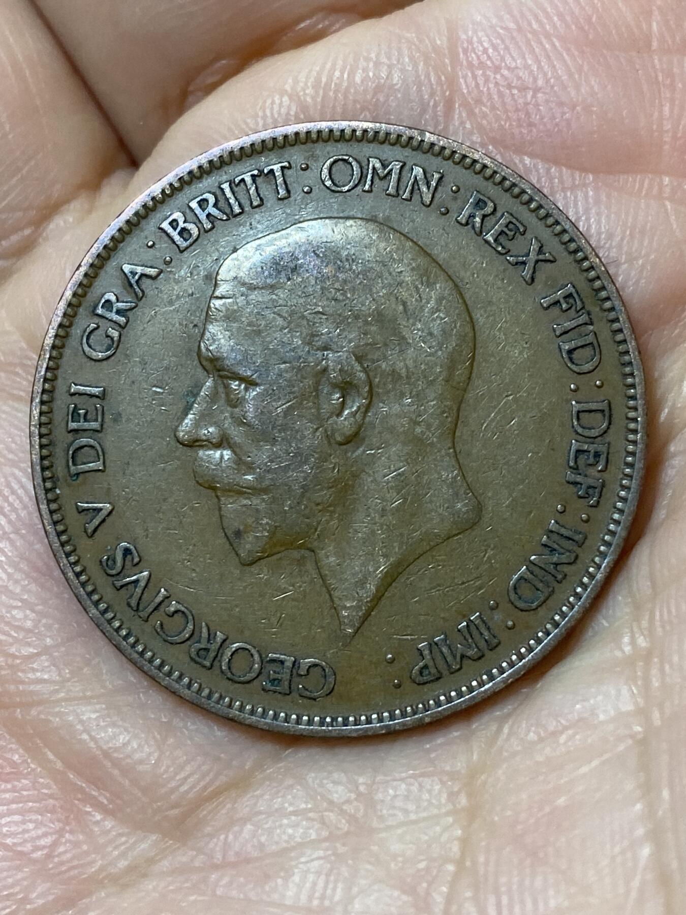 2026年第二十三场(总第一百九十二场）外国好品散币场(年后发货) 英国🇬🇧1929年1便士(乔治五世第三版)