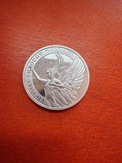 长老汇蛇年精选第一百场拍卖 -  2021圣赫勒拿岛胜利女神1元银币，1盎司999银