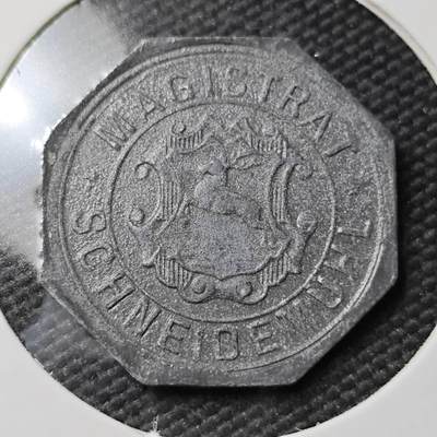 KK钱币收藏小铺  第397期 百期特怕（四拍之一） 2月预留时间 周末发货 - 1916 德紧奥舍斯莱本市 10芬尼锌币