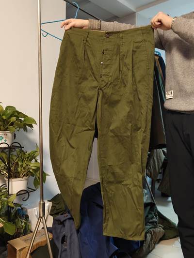 （450件拍品！制服徽章盛宴）罗岚⭐爱藏⭐年前甄选大拍场-店主清仓处理-分享拍场额外现金红包（实体经营） - su-M65式陆早期棉布裤子 正一号基本全新